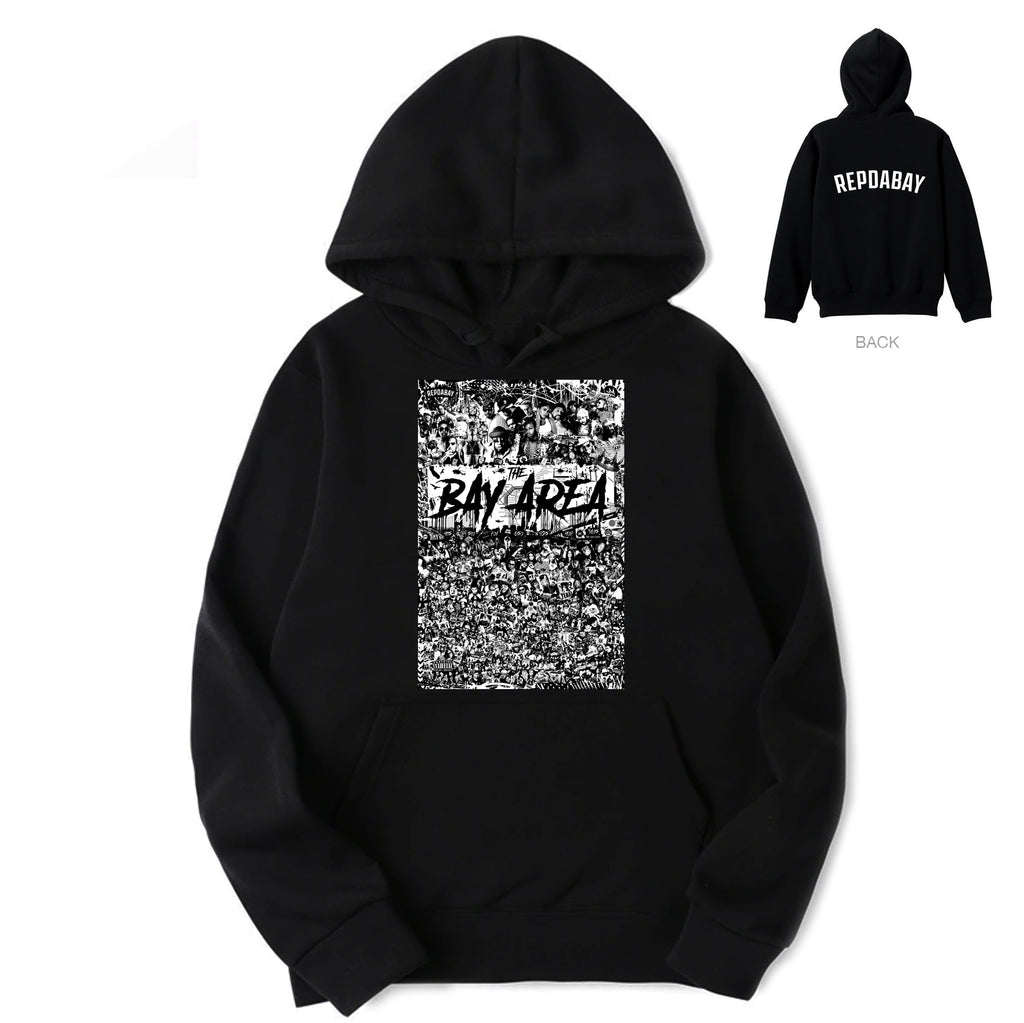The Bay Area 2025 - REPDABAY logo - Black (Hoody)