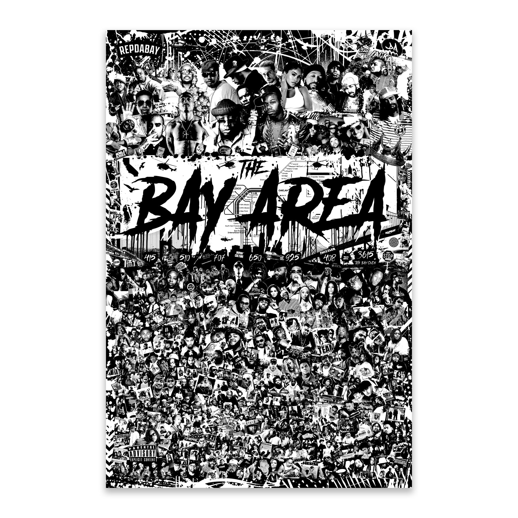 NEW- BAY AREA History Poster 2025 - version 3.0