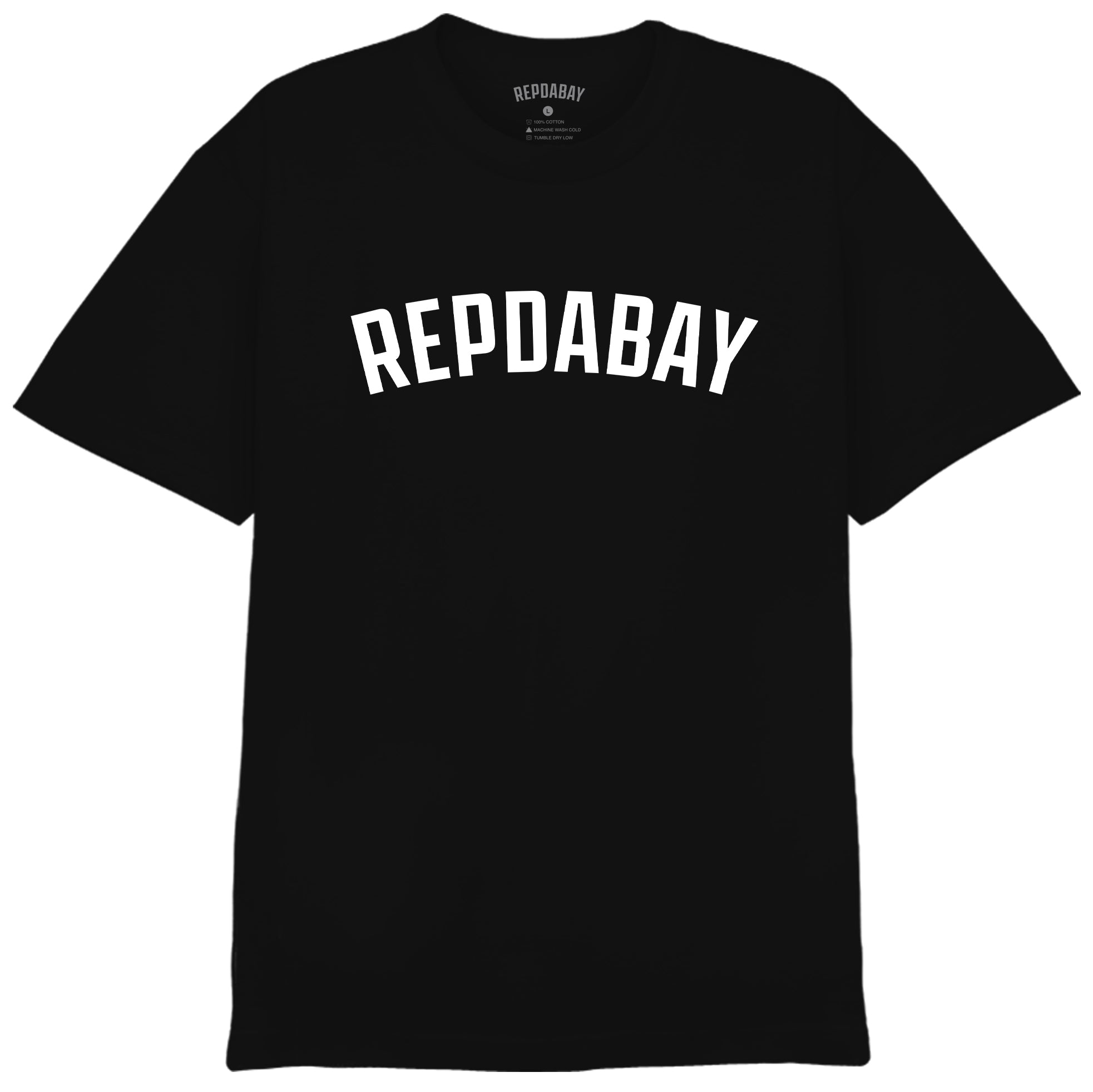 REPDABAY Logo - Black Tee