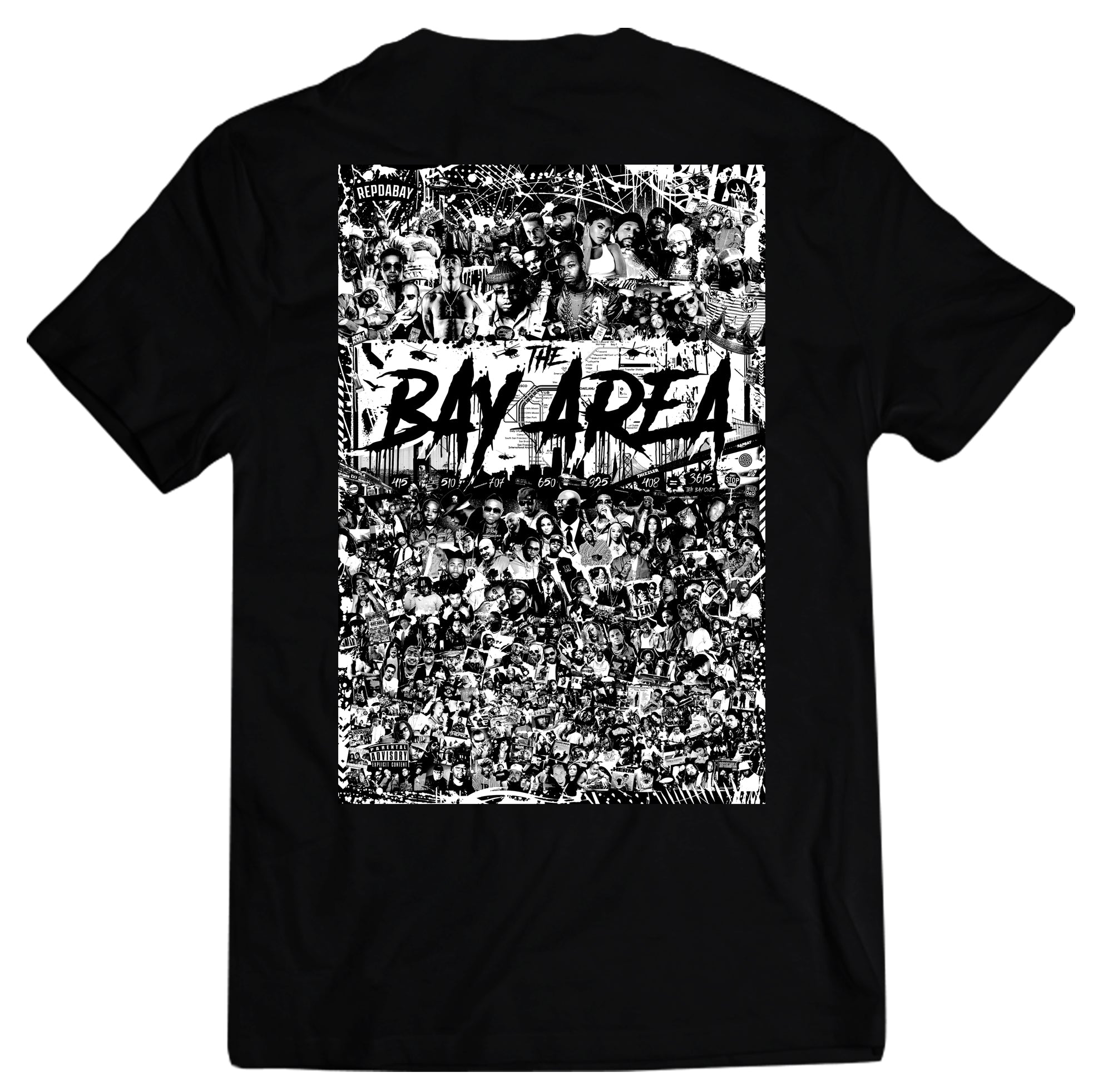 REPDABAY - The Bay Area 2025 - Black Tee