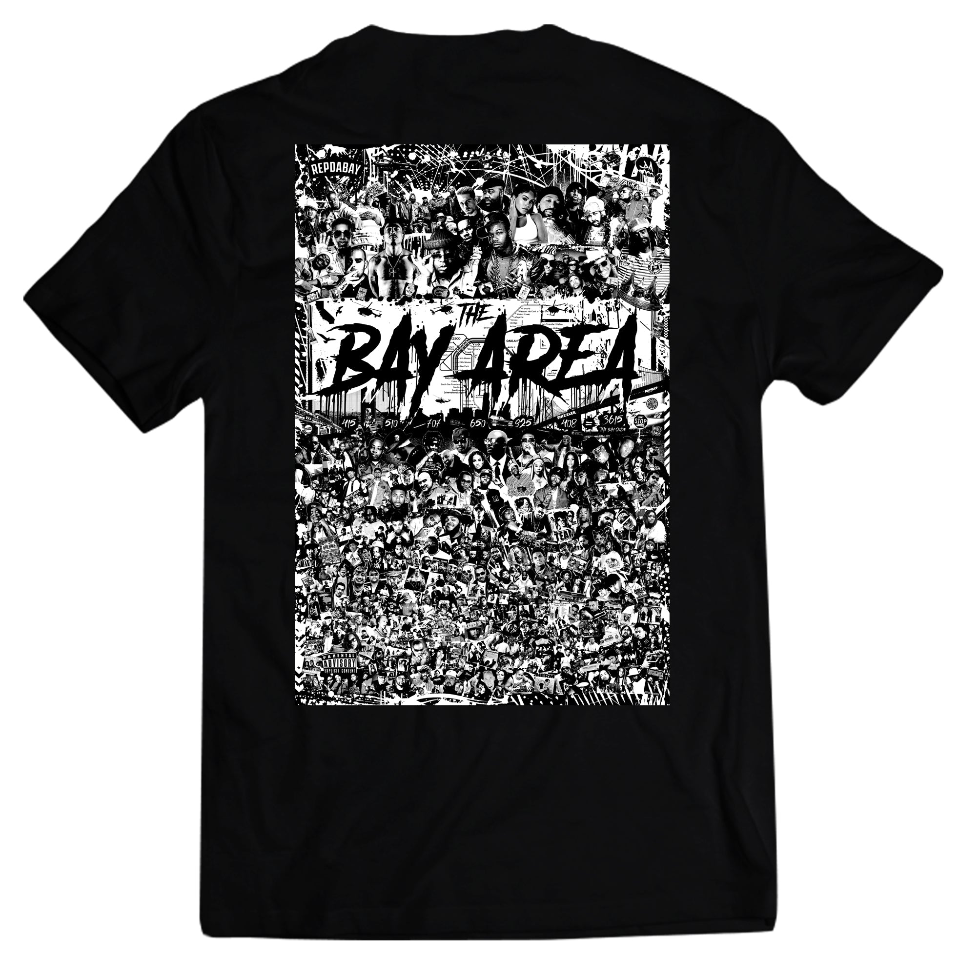 REPDABAY - The Bay Area 2025 - Black Tee