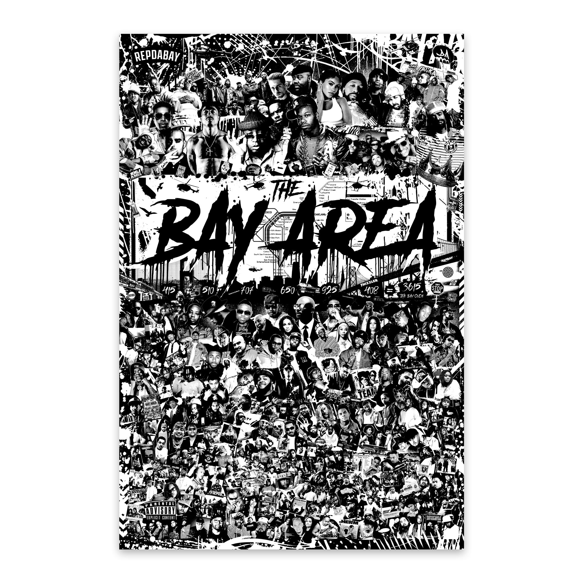 BAY AREA History Poster 2025 - LIMITED DROP