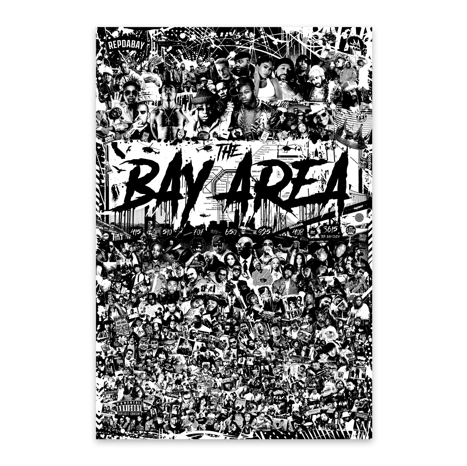 BAY AREA History Poster 2025 - LIMITED DROP